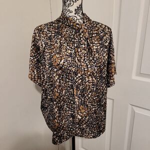Banana Republic tie neck Blouse